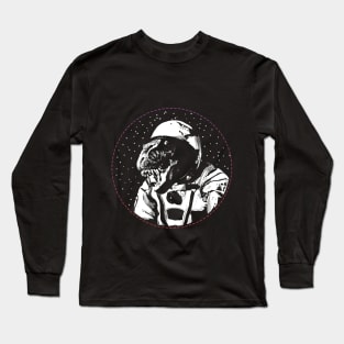 Astronaut Dinosaur Funny Long Sleeve T-Shirt